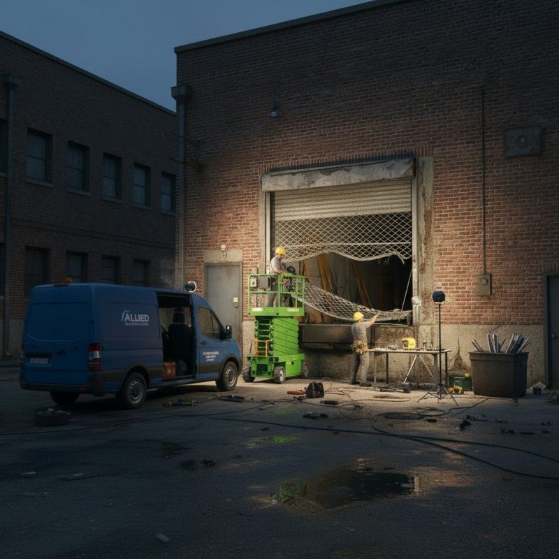 Commercial Rollup Door Repair detail