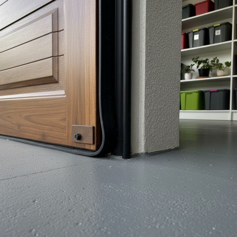 Garage Weatherstrip Repair detail