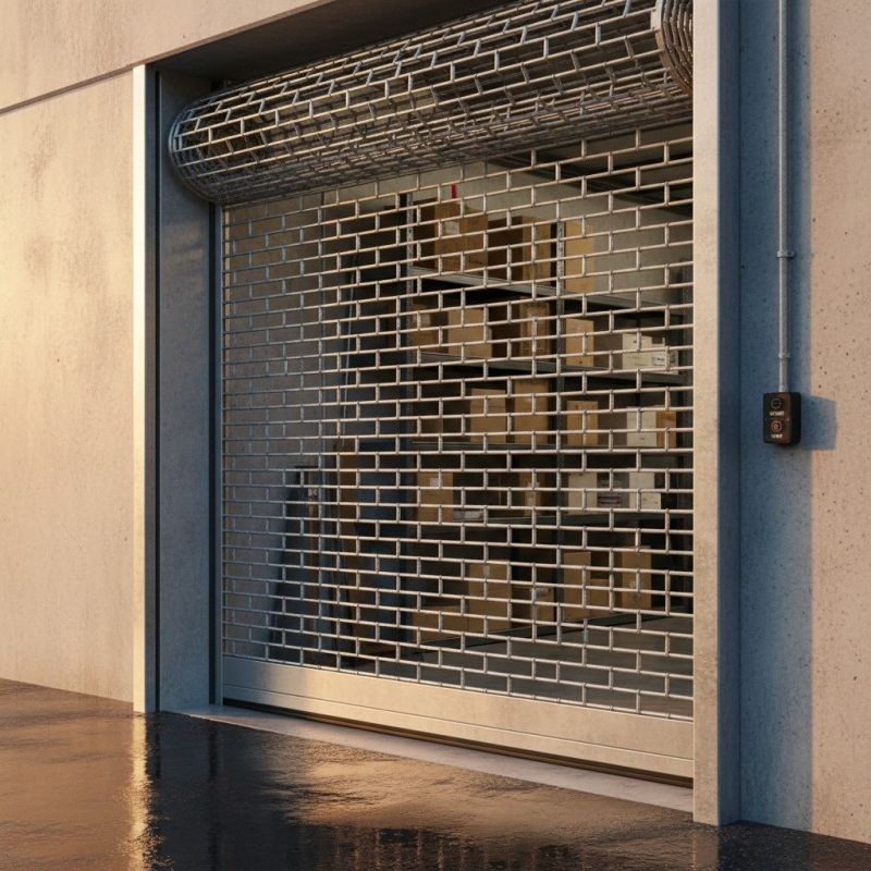 Rolling Grille Installation detail