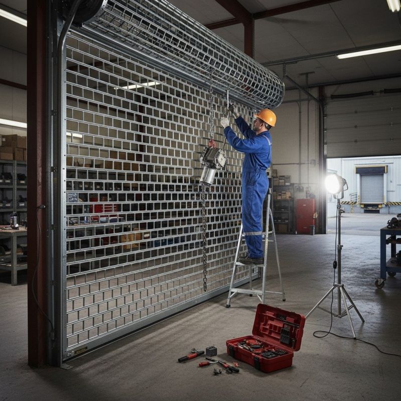 Rolling Grille Repair detail
