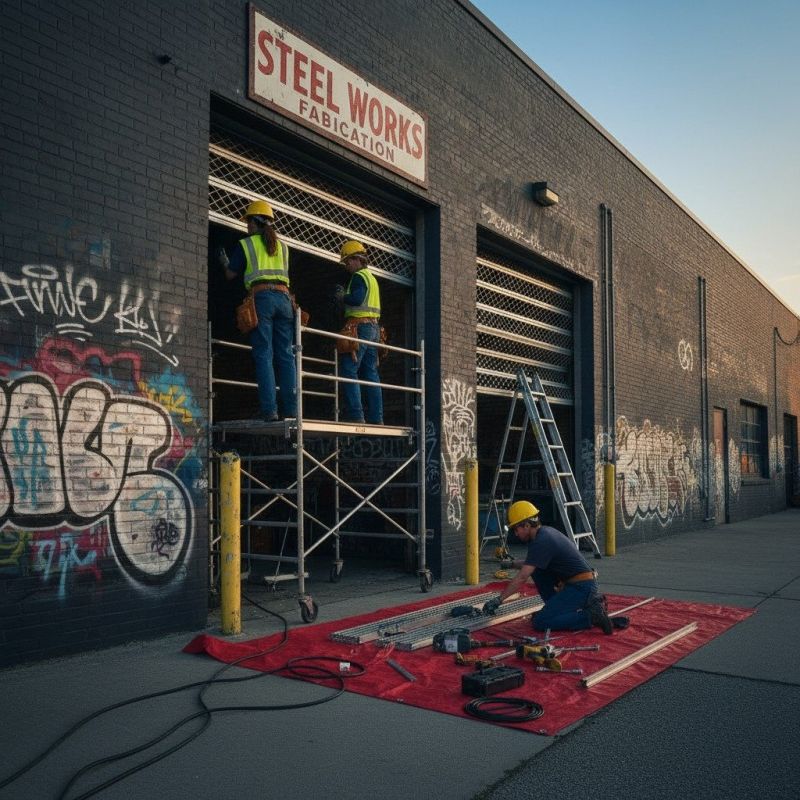 Rolling Grille Repair detail