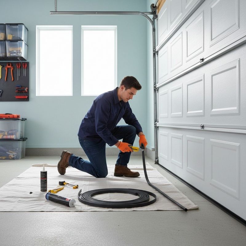 Garage Door Seal Installation